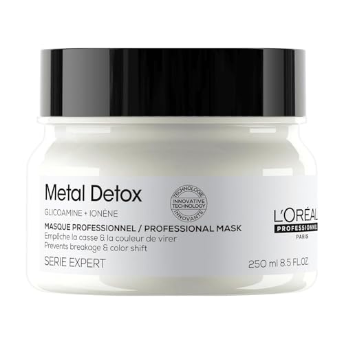 Mascarilla Capilar L'Oréal Professionnel Paris Metal Detox - Acondicionador Profundo Sin Sulfatos para Cabello Seco o Dañado, Prolonga Color y Aporta - imagen 3