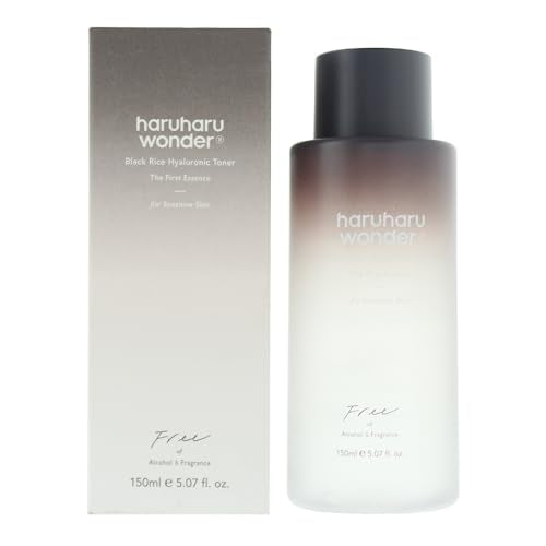Tónico de Arroz Negro Hyaluronic Haruharu Wonder para Piel Sensible, Sin Alcohol, Sin Fragancia, Hidratación Profunda, 5.1 fl. oz, Vegano, - imagen 2