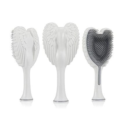 Cepillo Desenredante - Cepillo Antiestático con Alas de Ángel y Cerda Suave y Flexible para Cabello Lacio y Ondulado - Tangle Angel para Secado y - imagen 1