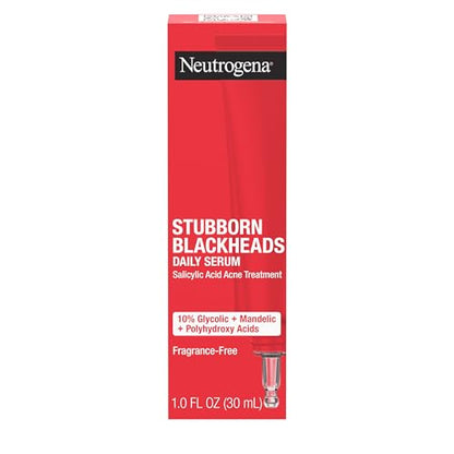 Suero Facial Diario Neutrogena para Acné con Ácidos Salicílico, Glicólico, Polihidroxílico y Mandélico, Libre de Aceite, 1 fl. oz - imagen 1