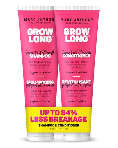 Set de Regalo de Champú y Acondicionador Marc Anthony, Grow Long Biotin - Acondicionador Antifrizz para Puntas Abiertas y Quiebre - Vitamina E, - imagen 3