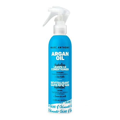 Acondicionador sin enjuague Marc Anthony con aceite de argán - Acondicionador hidratante ligero para todo tipo de cabello, humecta, fortalece y - imagen 4