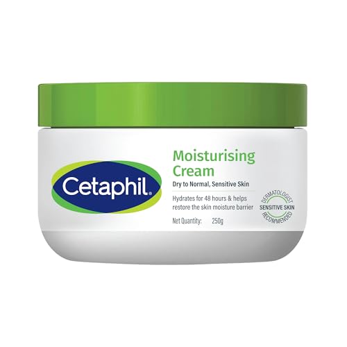 Hidratante Facial y Corporal Cetaphil, Crema Hidratante para Piel Seca a Muy Seca, Sensible, 8.8 oz, Sin Fragancia, No Comedogénica, No Grasosa - imagen 1