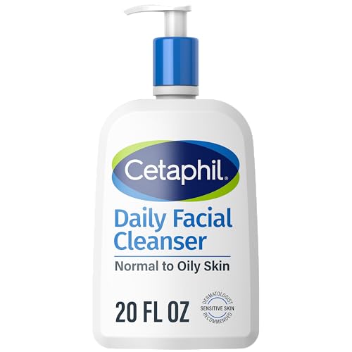 Limpiador Facial Cetaphil, Gel Espumoso Diario para Piel Sensible y Mixta a Grasa, 20 oz, Sin Jabón, Hipoalergénico - imagen 1