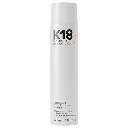 Mascarilla Capilar Molecular K18 Leave-In, Repara Cabello Seco o Dañado, Revierte Daños por Decoloración, Color, Servicios Químicos y Calor, 5.07 Fl - imagen 1