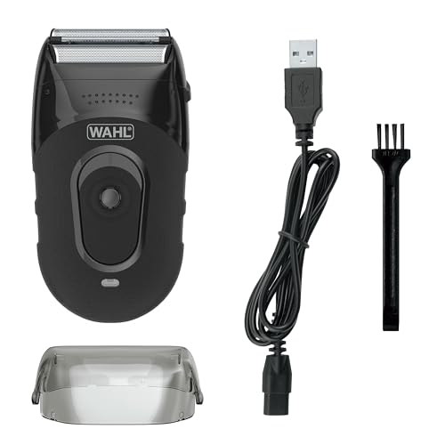 Kit de Afeitadora Recargable Compacta Wahl con Batería de Ión de Litio, Foils Lavables e Higiénicos y Cuchilla, Doble Foil Flexible para Contornos - imagen 3