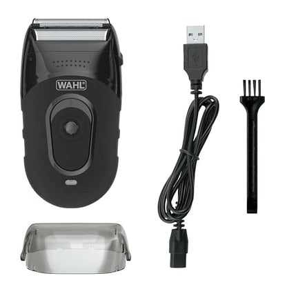 Kit de Afeitadora Recargable Compacta Wahl con Batería de Ión de Litio, Foils Lavables e Higiénicos y Cuchilla, Doble Foil Flexible para Contornos - imagen 4
