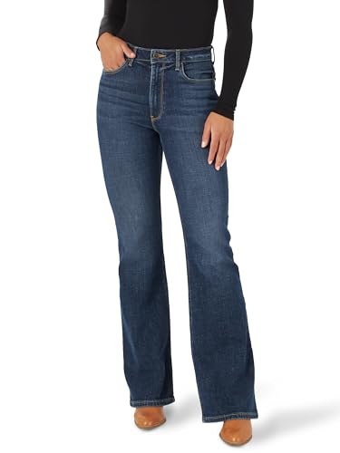 Jeans de campana de cintura alta para mujer Wrangler Fierce Flare, modelo Brockton, talla 8-34 - imagen 3