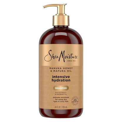 Champú Hidratante Intensivo Shea Moisture con Miel de Manuka y Aceite de Mafura, para Cabello Extra Seco y Dañado, Sin Sulfatos, 24 oz - imagen 4