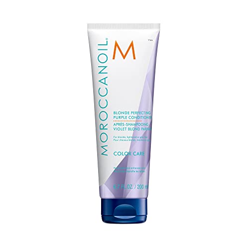 Acondicionador Moroccanoil Perfecting Purple para Rubios, 6.7 Fl. Oz - imagen 4