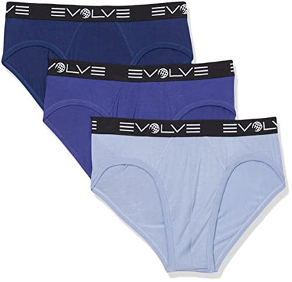 EVOLVE Paquete de 3 Calzoncillos No Show para Hombre Stretch Luxe - imagen 2