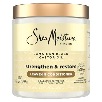 Acondicionador Leave In SheaMoisture con Aceite de Ricino Negro Jamaicano para Suavizar y Desenredar el Cabello 20 oz - imagen 3