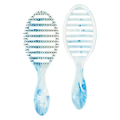 Cepillo para el cabello Wet Brush Speed Dry - Turquesa (Gemstone) - Diseño ventilado y cerdas HeatFlex ultra suaves, seguras para secar con secadora, - imagen 4