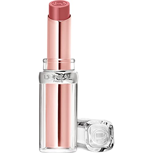L'Oreal Paris Glow Paradise Bálsamo Hidratante en Barra de Labios con Extracto de Granada, Nude Heaven, 0.1 Oz - imagen 1