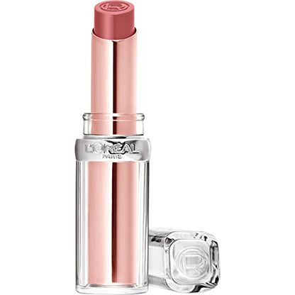 L'Oreal Paris Glow Paradise Bálsamo Hidratante en Barra de Labios con Extracto de Granada, Nude Heaven, 0.1 Oz - imagen 1