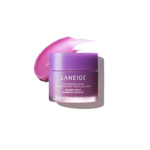 LANEIGE Mascarilla Labial de Noche, Gummy Bear: Tratamiento Hidratante con Vitamina C, Manteca de Karité y Murumuru para Labios Secos y Escamosos - imagen 1