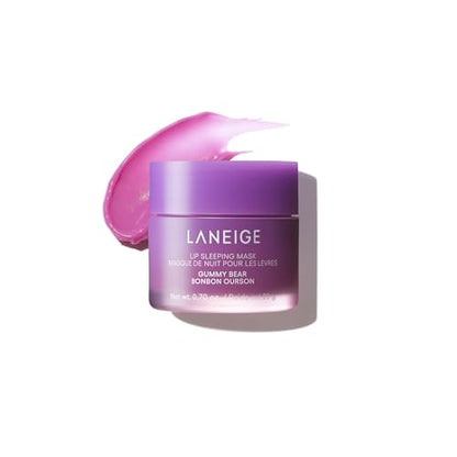 LANEIGE Mascarilla Labial de Noche, Gummy Bear: Tratamiento Hidratante con Vitamina C, Manteca de Karité y Murumuru para Labios Secos y Escamosos - imagen 2