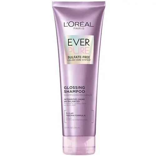 Champú L'Oreal Paris EverPure Sin Sulfatos, Brillo y Suavidad Intensificados, Equilibrado en pH, Infusionado con Aceite de Argán, Cuidado Capilar - imagen 1