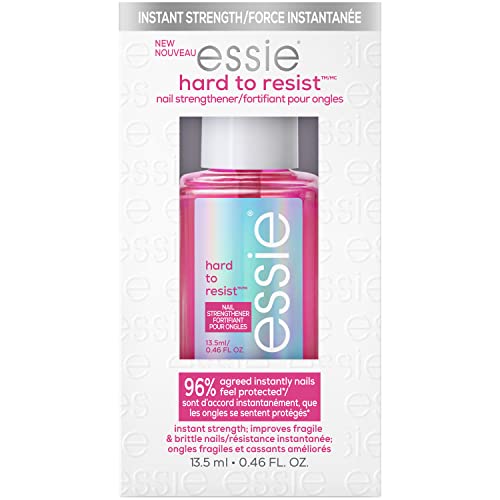 essie's Fortalecedor de Uñas Vegan 8-Free Hard To Resist, Brillo y Resplandor, tono rosa, 0.46 fl oz - imagen 2