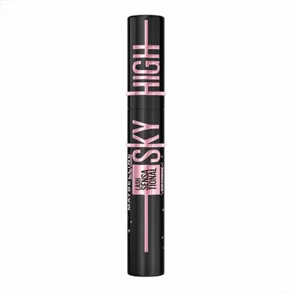 Maybelline Lash Sensational Sky High Máscara de Pestañas Lavable, Voluminizadora, Alargadora, Definidora, Rizada, Fórmula Construible, Negro Cósmico, - imagen 3