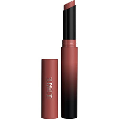Maybelline Color Sensational Ultimatte Labial Mate, Color Intenso, No Secante, Más Mocha, Malva Medio, 1 Unidad - imagen 1