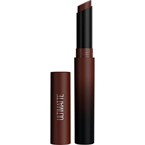 Maybelline Color Sensational Ultimatte Matte Lipstick, Non-Drying, Intense Color Pigment, More Coffee, Coffee Bean Brown, 1 Count - imagen 1
