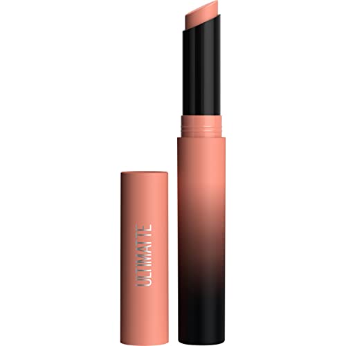 Maybelline Color Sensational Ultimatte Labial Mate, No Secante, Pigmento de Color Intenso, Más Rubio, Nude Arenoso, 1 Unidad - imagen 1