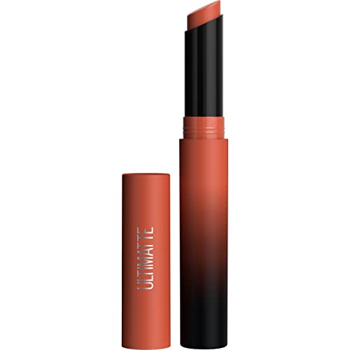 Maybelline Color Sensational Ultimatte Lipstick Mate, Color Intenso, No Secante, Más Caramelo, Caramelo Nude, 1 Unidad - imagen 1