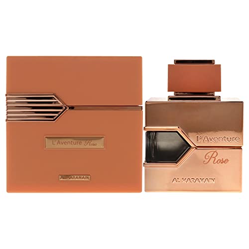 Al Haramain L'aventure Rose Eau de Parfum para Mujeres, Spray de 3.4 Onzas - imagen 1