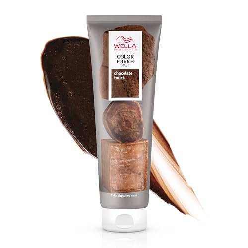 Wella Professionals Color Fresh Mask | Chocolate Touch | Mascarilla Depositaria de Color para Cabello | Fórmula Vegana con Aceite de Aguacate | Sin - imagen 2