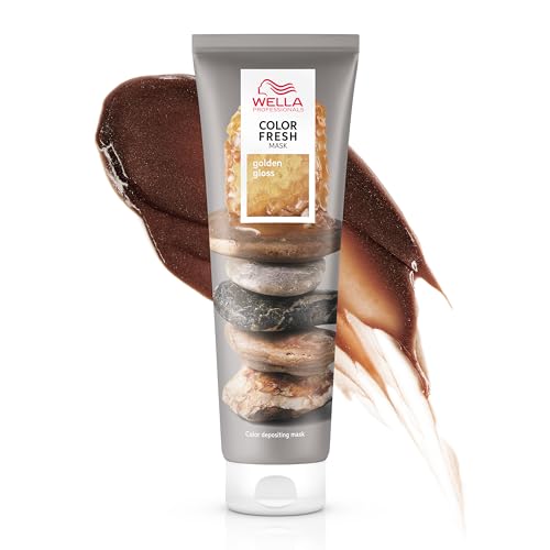 Mascarilla Colorante Wella Professionals Color Fresh | Brillo Dorado | Sombra Natural | Fórmula Vegana con Aceite de Aguacate | Sin Silicona | 5 Fl Oz - imagen 1