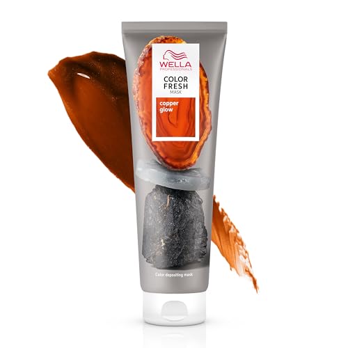 Wella Professionals Color Fresh Mask | Máscara Depositaria de Color | Brillo Cobre | Fórmula Vegana con Aceite de Aguacate | Sin Silicona | 5 Fl Oz - imagen 4