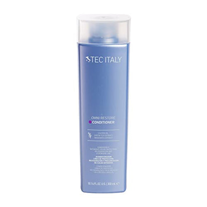 Tec Italy - Acondicionador Omni Restore 300 ml, Restaura con Vitamina E, Protector Solar UV, Sellador y Desenredante, Libre de Silicona - imagen 2