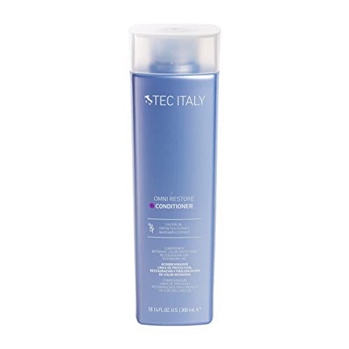 Tec Italy - Acondicionador Omni Restore 300 ml, Restaura con Vitamina E, Protector Solar UV, Sellador y Desenredante, Libre de Silicona - imagen 4