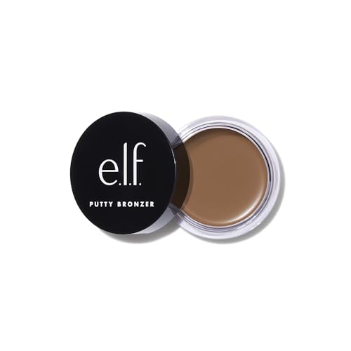 e.l.f. Putty Bronzer, Fórmula Cremosa y Altamente Pigmentada, Brillo Bronceado Duradero, Infundido con Aceite de Argán y Vitamina E, Honey Drip, 0.35 - imagen 1