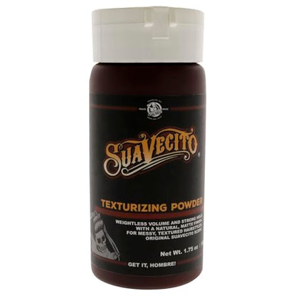 Suavecito Polvo Texturizador y Voluminizador para Peinados con Acabado Mate Sin Brillo y Fijación Fuerte - Sin Desorden, Absorbe Aceite, Duradero - - imagen 1