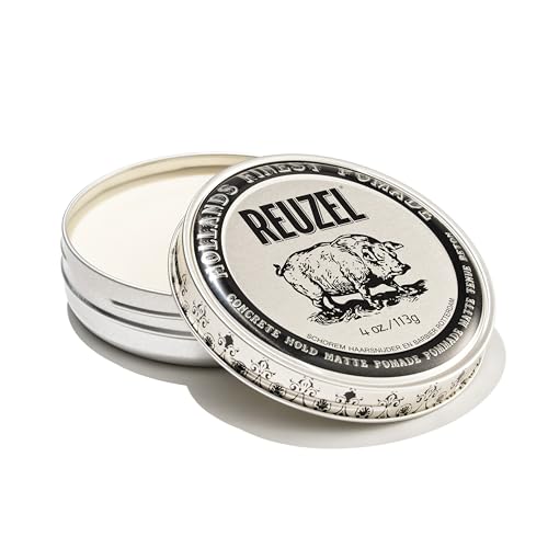 Pomada Mate REUZEL Concrete, Fijación Fuerte Todo el Día, Acabado Mate, Fácil de Lavar, Para Todo Tipo de Cabello - imagen 4