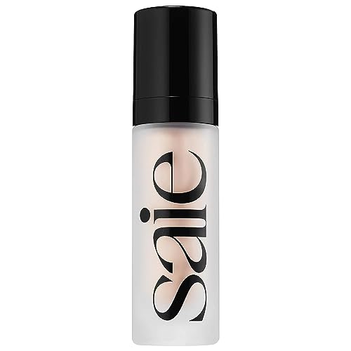 Saie Glowy Super Gel - r Hidratante y Suero Iluminador con Vitamina C y Aceite de Escualano - Iluminador Líquido para Piel de Cristal - Starglow (30 - imagen 1