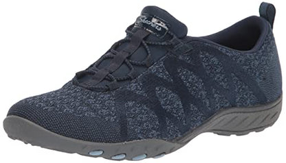 Skechers Zapatillas para Mujer Breathe Easy - Infi Knity, Color Marino, Talla 9.5 M - imagen 3