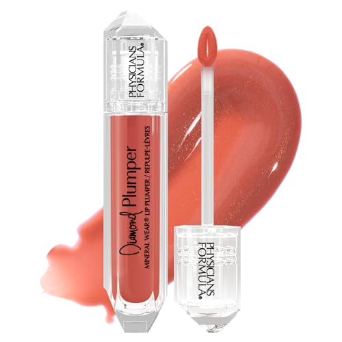 Brillo Labial Plump de Minerales Physicians Formula Mineral Wear, Dermatológicamente Probado, Corte de Diamante Champagne - imagen 2