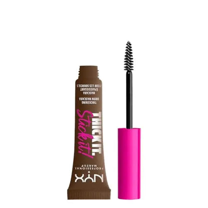 NYX PROFESSIONAL MAKEUP Gel para Cejas Thick It Stick It, Máscara Espesante - Color Marrón - imagen 1
