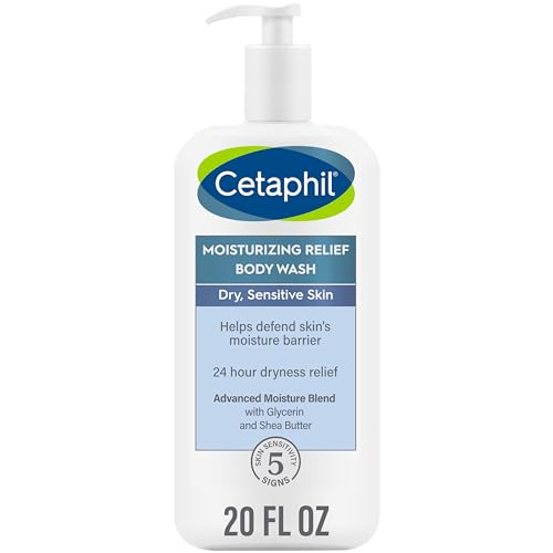 Gel de Baño Cetaphil, Gel Hidratante para Piel Sensible, Fórmula Rica y Cremosa que Limpia Suavemente y Proporciona 24 Horas de Alivio para Piel - imagen 2