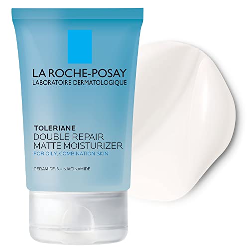 La Roche-Posay Toleriane Hidratante Facial Matificante Doble Reparación, Hidratante Diario para Piel Grasa con Ceramida y Niacinamida, Libre de - imagen 3