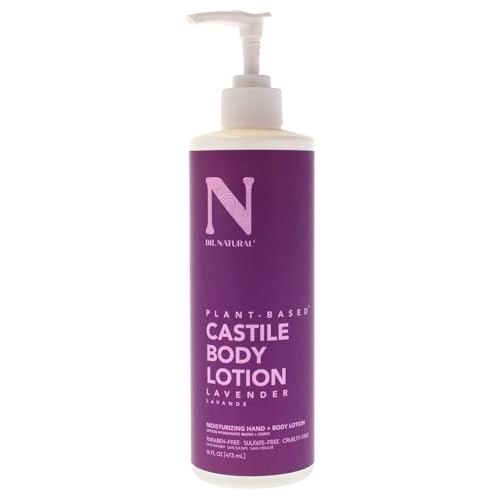 Loción Corporal Dr. Natural Castile - Mantequilla Corporal Hidratante con Manteca de Karité - Loción para Mujeres y Hombres - Libre de Crueldad - - imagen 1