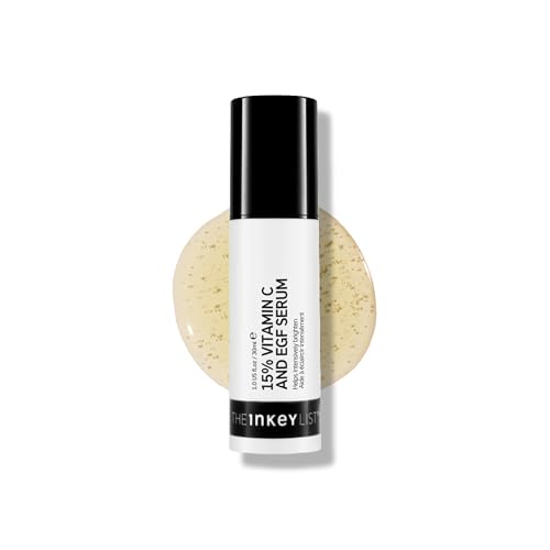 Suero de 15% de Vitamina C y EGF The INKEY List 1 Fl Oz, Reduce la Hiperpigmentación, Cuidado de la Piel Rejuvenecedor, Vegano, Apto para Todo Tipo - imagen 3