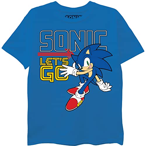 Camiseta de Manga Corta SEGA para Niños Sonic the Hedgehog, Color Real, Talla 10-12 US - imagen 1
