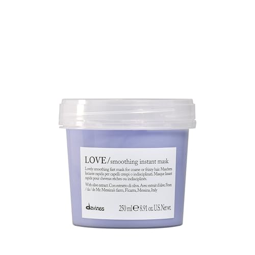 Mascarilla Instantánea Davines LOVE Smoothing, Antifrizz de Acción Rápida para Cabello Ondulado y Rebelde - Suaviza Cabellos Sueltos y Reduce Volumen - imagen 1