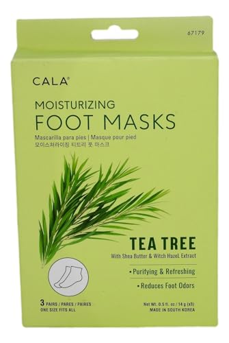 MASCARILLA HIDRATANTE PARA PIES: ÁRBOL DE TÉ (3 PAQUETES) - imagen 1