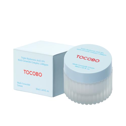 Crema Multi Ceramida TOCOBO 1.7 Fl oz / 50ml | Hidratante, Crema para Piel Sensible, Cuidado de la Piel Coreano, Ingredientes Naturales | Vegana y - imagen 2