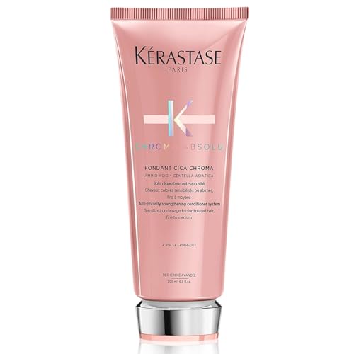 Acondicionador Fortalecedor Kerastase Chroma Absolu Cica Chroma para Cabello Sensible o Dañado - Anti-porosidad, Mejora la Salud Capilar y Preserva - imagen 2